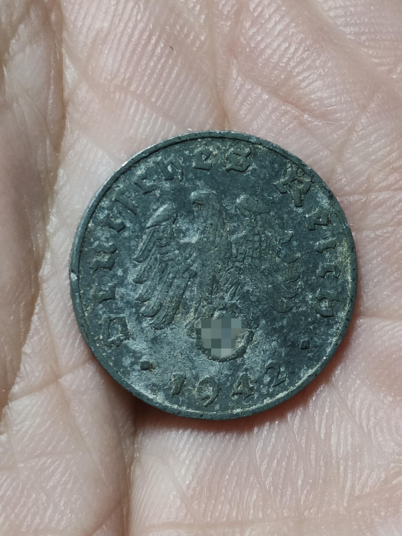 2025年第一百四十五场(总第一百七十一场）高品质英国一线回流散币年末特拍场第二场(免佣金) 德意志第三帝国1942年1芬妮(B标，维也纳造)