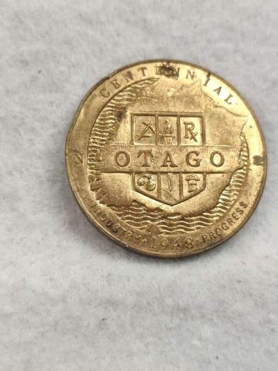 G&W世界散币，银币处理专场（第40场） - 新西兰1948年奥塔哥欧洲移民定居100周年纪念章