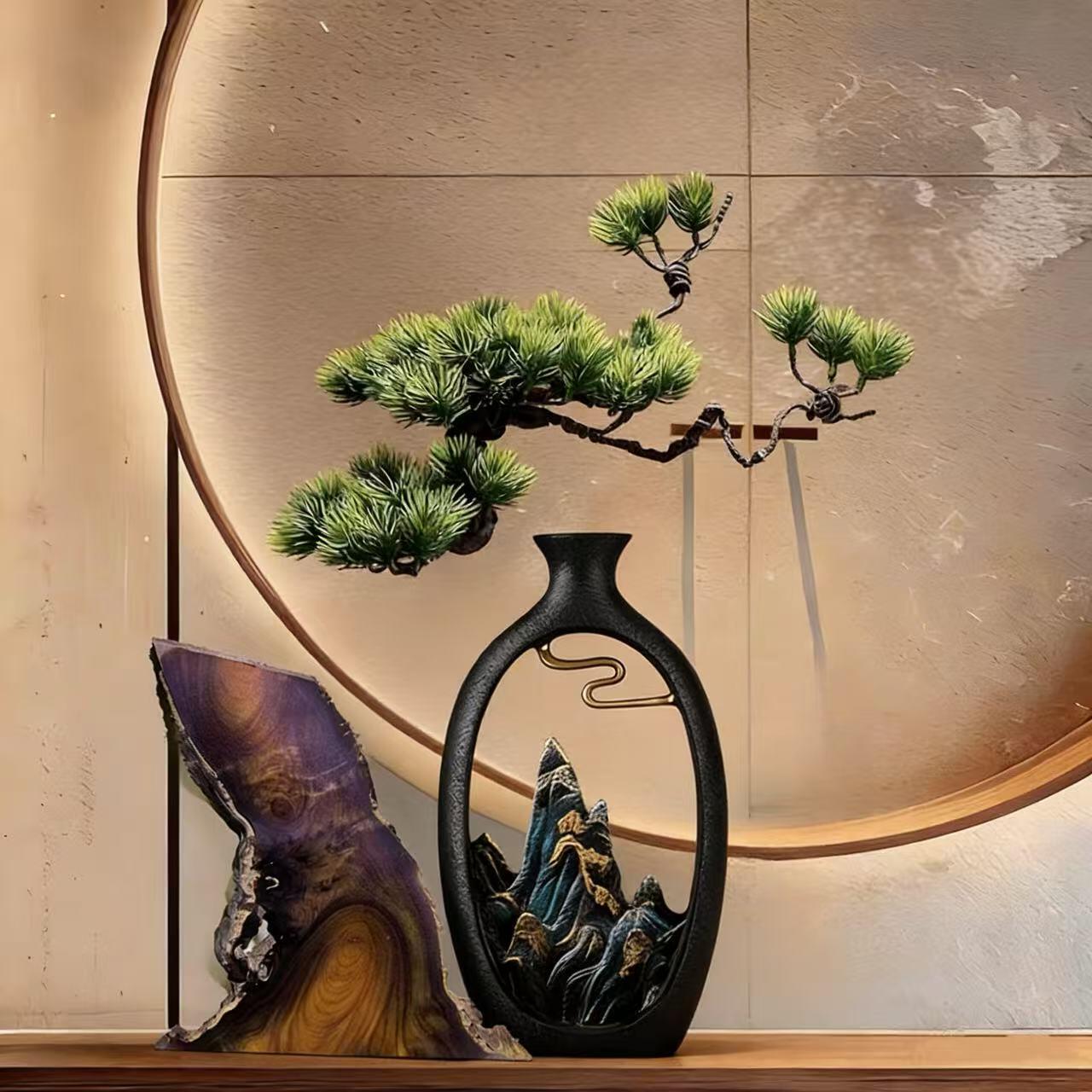 零元拍：金丝楠牌子 山水意境 满金丝 果香满满，尺寸：19.5/18/1.4CM。因为是原材料，木材还未干透