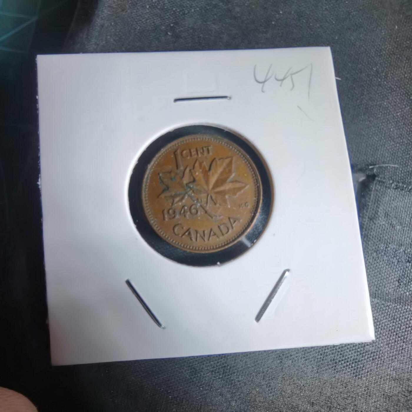 沼泽如烟--第944场 加拿大1946年一分