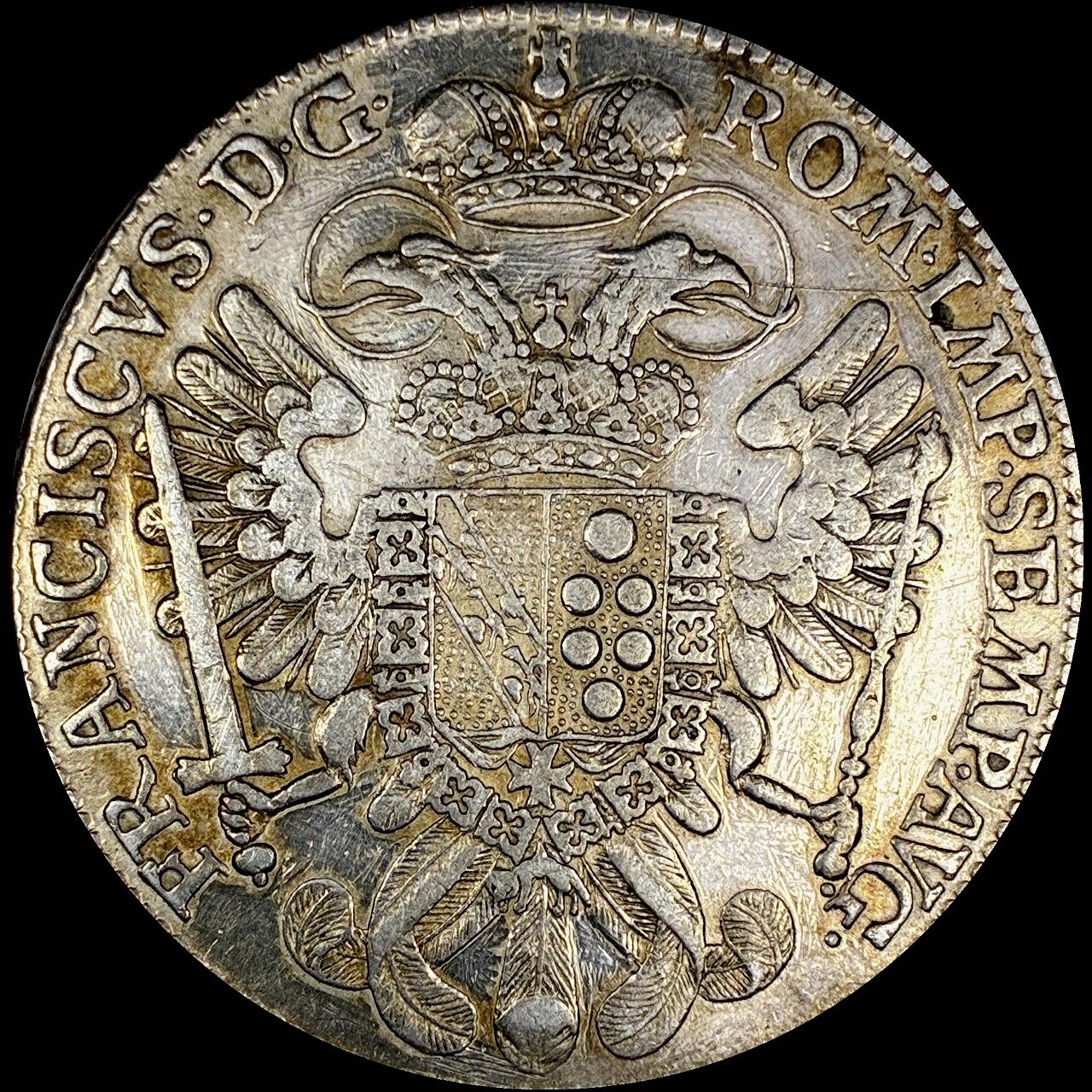 【雨安】【直播拍卖】【世界币章121期-裸币】2025-12-26 周五 19:30 保真 [裸币德国] Germany 德国 德意志 1泰勒 Nurnburg纽伦堡 KM#0339 (1765) 和平女神 1765年