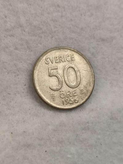 G&W世界散币，银币处理专场（第40场） - 瑞典1956年50欧尔  银币