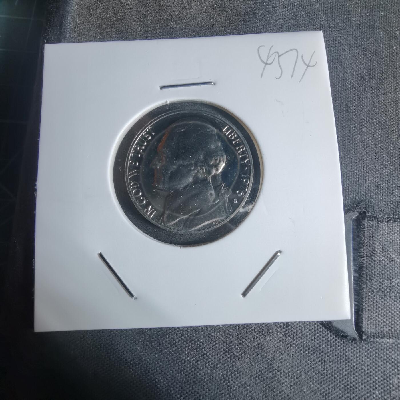 沼泽如烟--第943场 美国1976年五分精制币