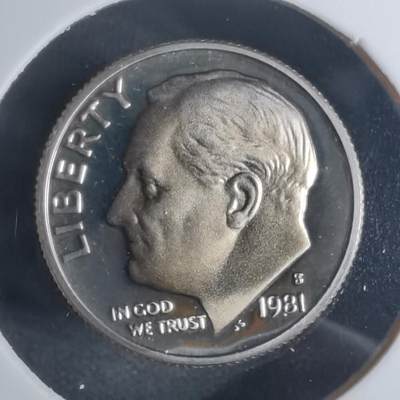 沼泽如烟--第943场 - 美国1981年十分精制币