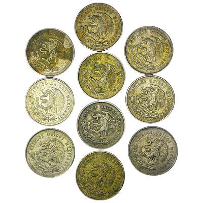 【雨安】【直播拍卖】【世界币章121期-裸币】2025-12-26 周五 19:30 保真 - [裸币各国] Mexico 墨西哥 25分 天平鹰洋