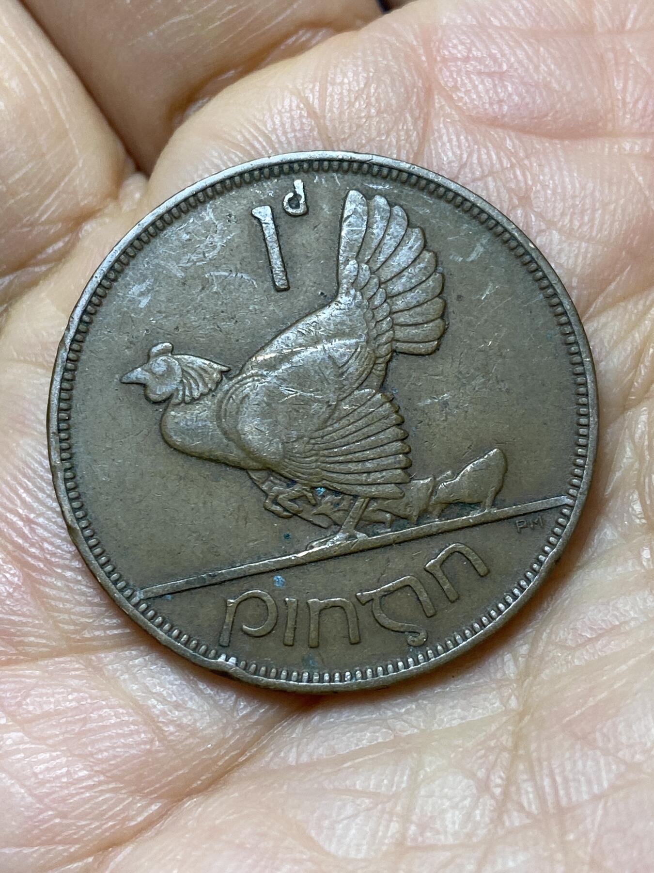 2025年第一百四十四场(总第一百七十场）品种丰富英国一线回流散币年末特拍场第一场(免佣金) 少见年份–爱尔兰1937年1便士(英辖自由邦时期)