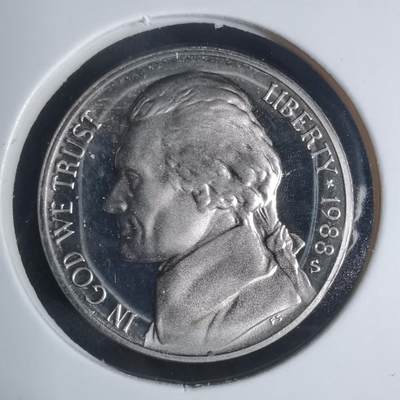 沼泽如烟--第943场 - 美国1988年五分精制币