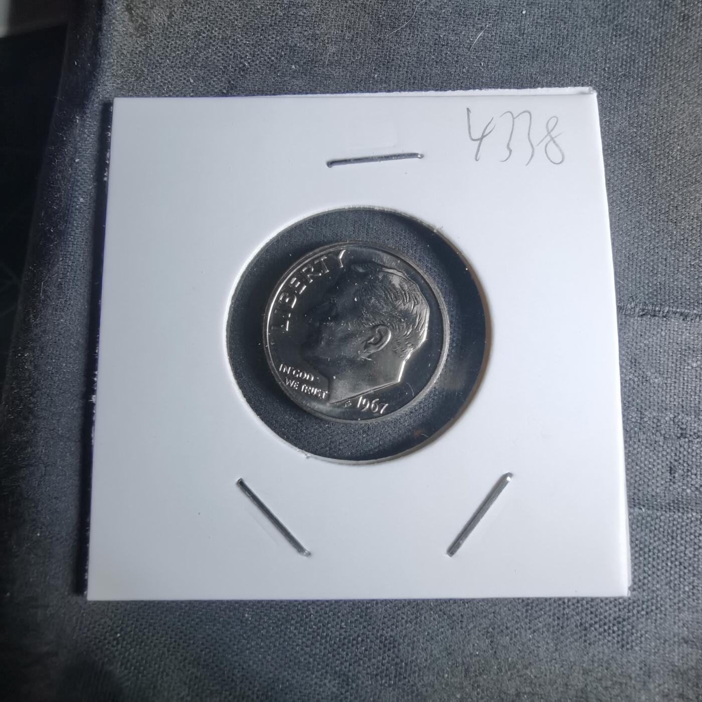 沼泽如烟--第943场 美国1967年十分精制币