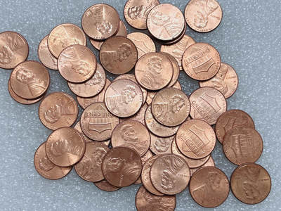 第一海外回流一元起拍收藏 散集专场  第281期 - 美国盾牌1分硬币 50枚 带光品