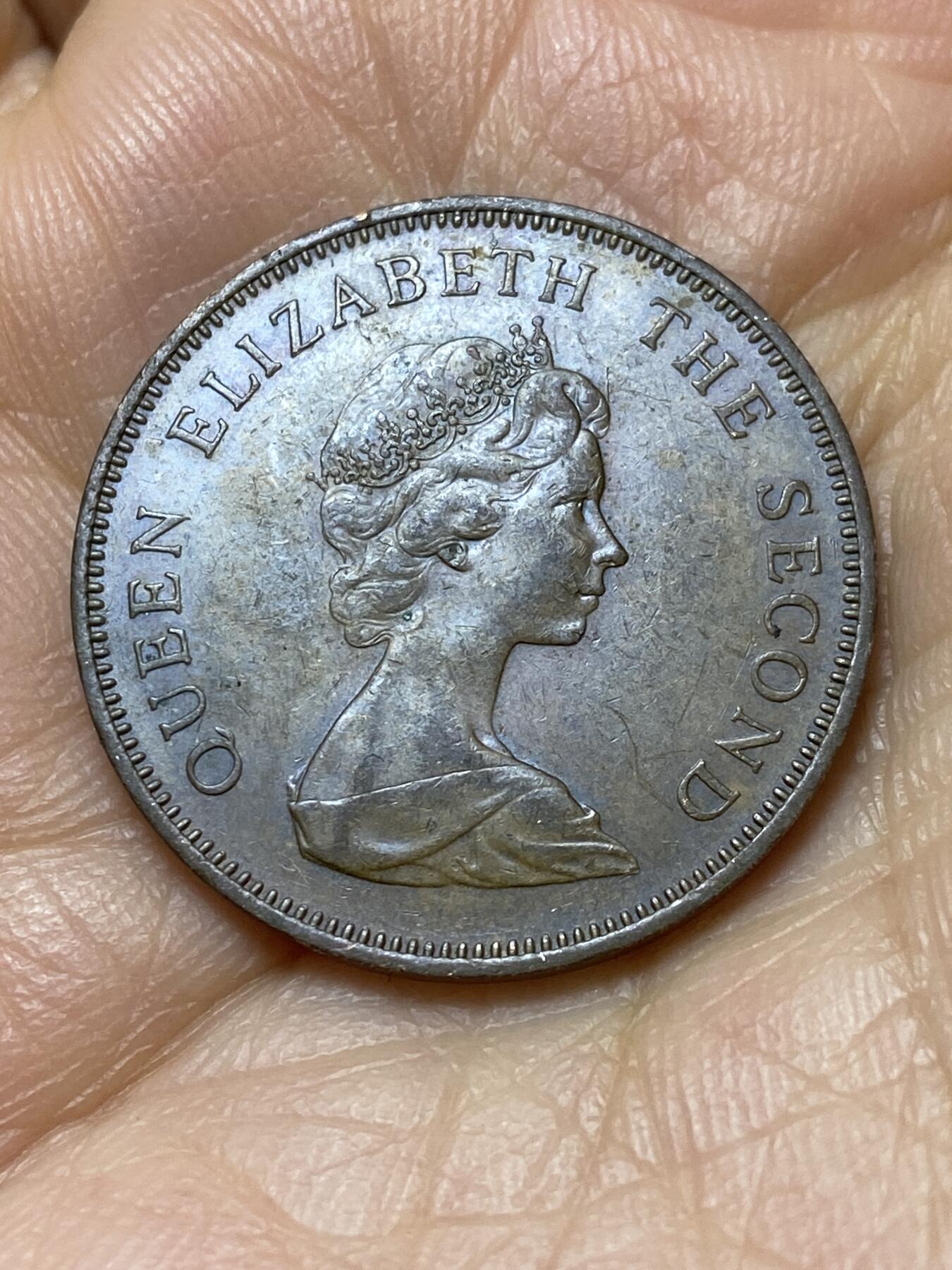 2025年第一百四十四场(总第一百七十场）品种丰富英国一线回流散币年末特拍场第一场(免佣金) 英属泽西岛🇯🇪1980年2新便士(伊丽莎白二世中年花冠，十进制第一套关门年)