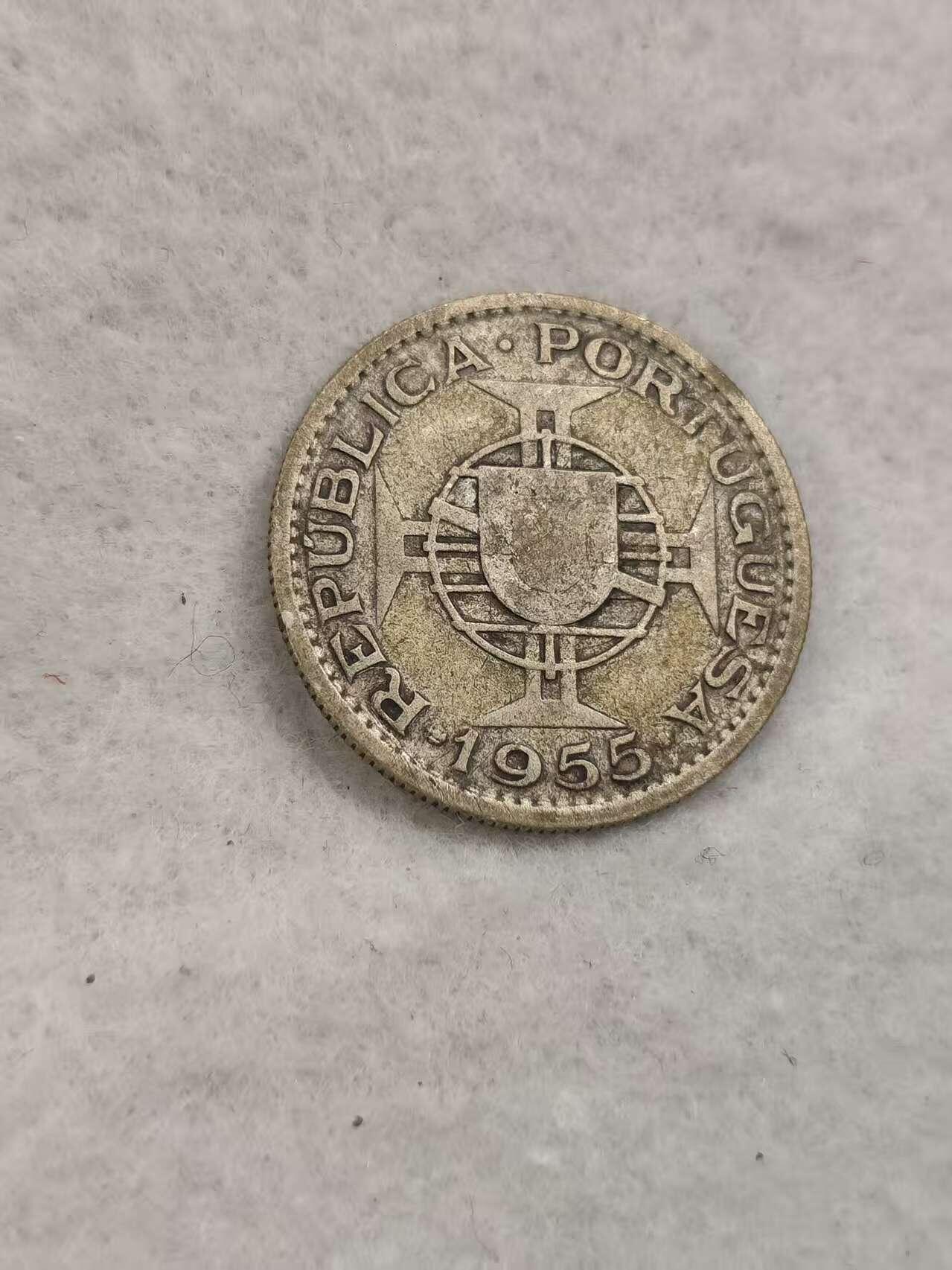 G&W世界散币，银币处理专场（第40场） 葡属安哥拉1955年10埃斯库多  银币