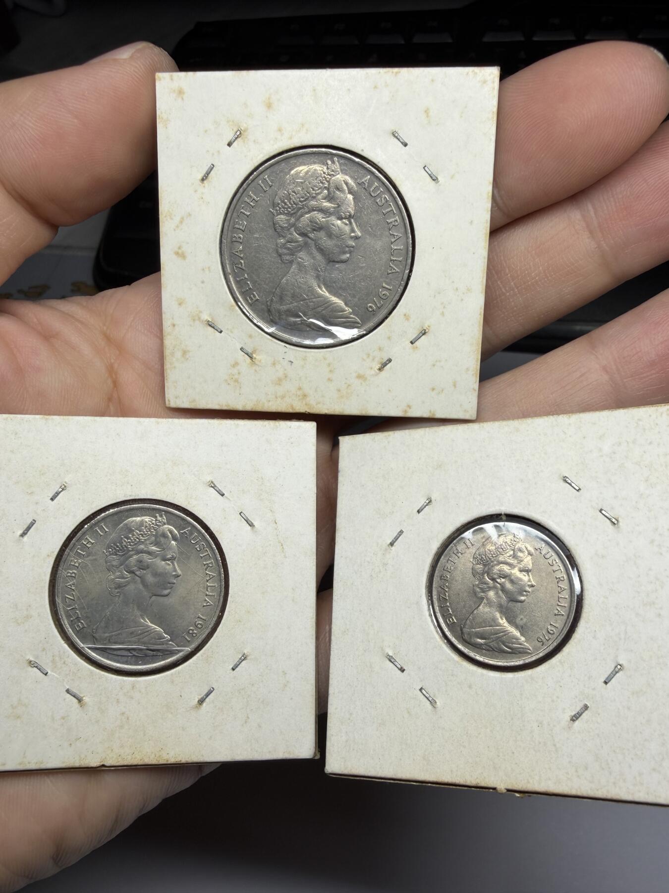 2025年集古藏今外币拍卖第十一期-第4场—（总第294拍），可以寄存60天，满160元包邮。 澳大利亚三枚