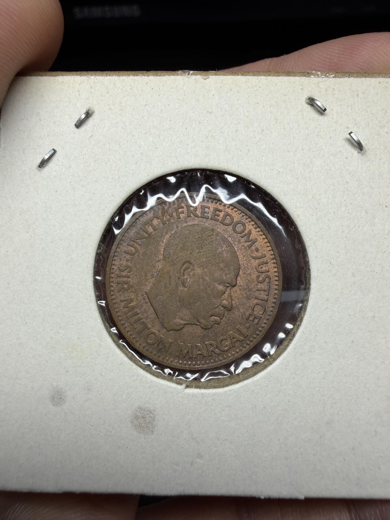 2025年集古藏今外币拍卖第十一期-第4场—（总第294拍），可以寄存60天，满160元包邮。 1964年塞拉利昂半分