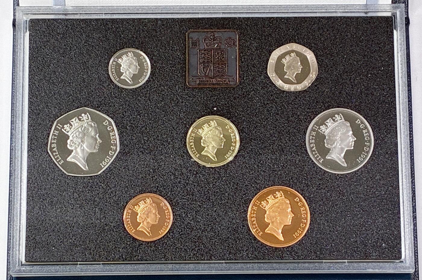 【雨安】【直播拍卖】【世界币章121期-裸币】2025-12-26 周五 19:30 保真 [现代套币] Great Britain 英国 套币 精制套币 1991年