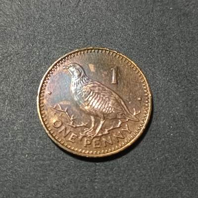 【游宝包邮场】蛇年第102期 英系国家硬币 - 直布罗陀-1便士 1995年