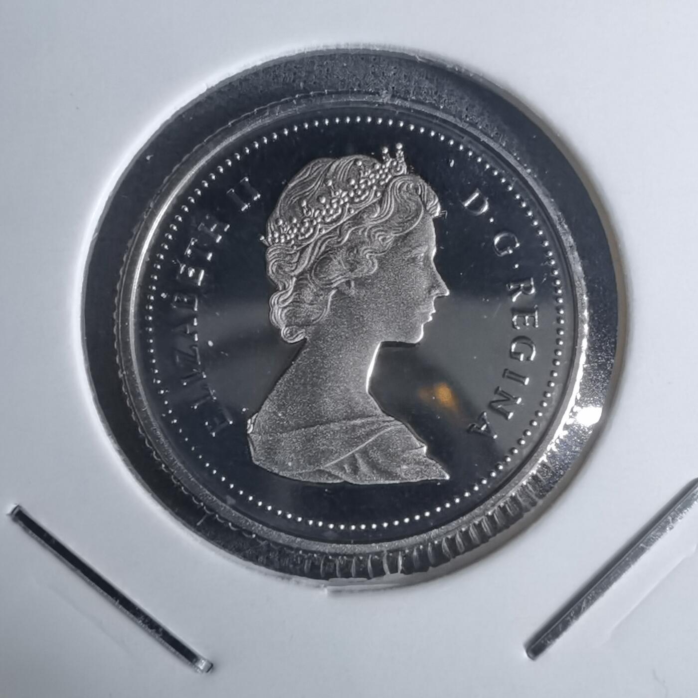 沼泽如烟--第943场 加拿大1985年十分分精制币