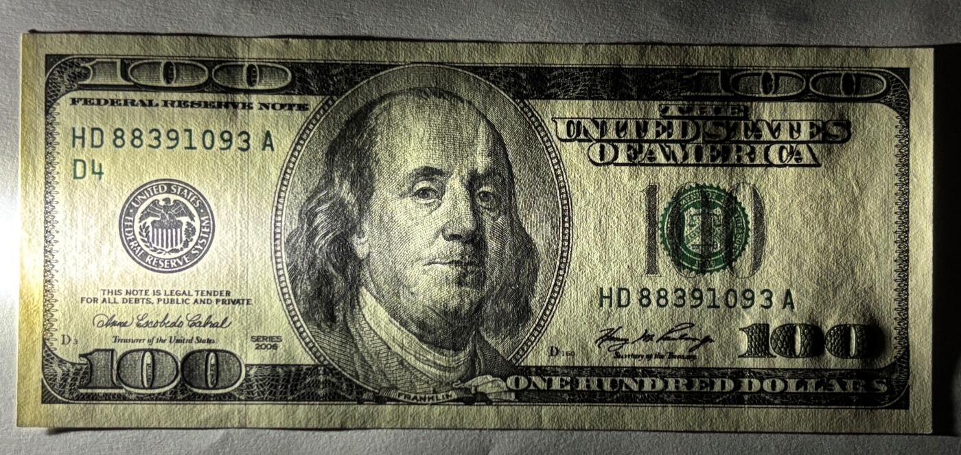 【礼羽收藏】🌏世界钱币拍卖第117期 2006年 和 2006A年 两张100美金 号码无47