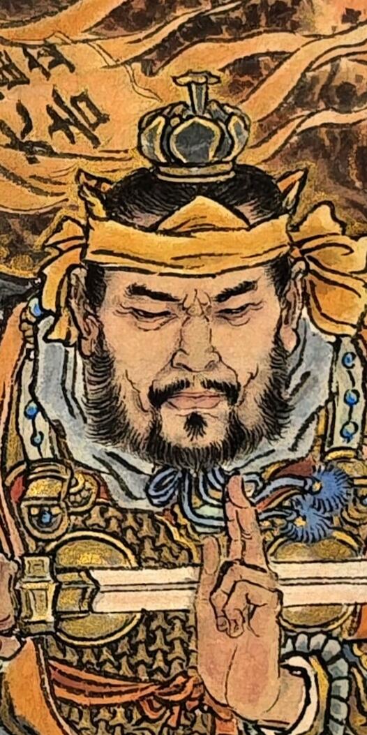 白泽拍卖卡牌手绘专场第30期（白金之夜 跨年大拍） 2022 李云中手绘画 （李云中）三国演义 张角 像（画）已装裱 入盒 尺寸：内10.6cm*25.3cm 外22cm*42cm  李云中亲签