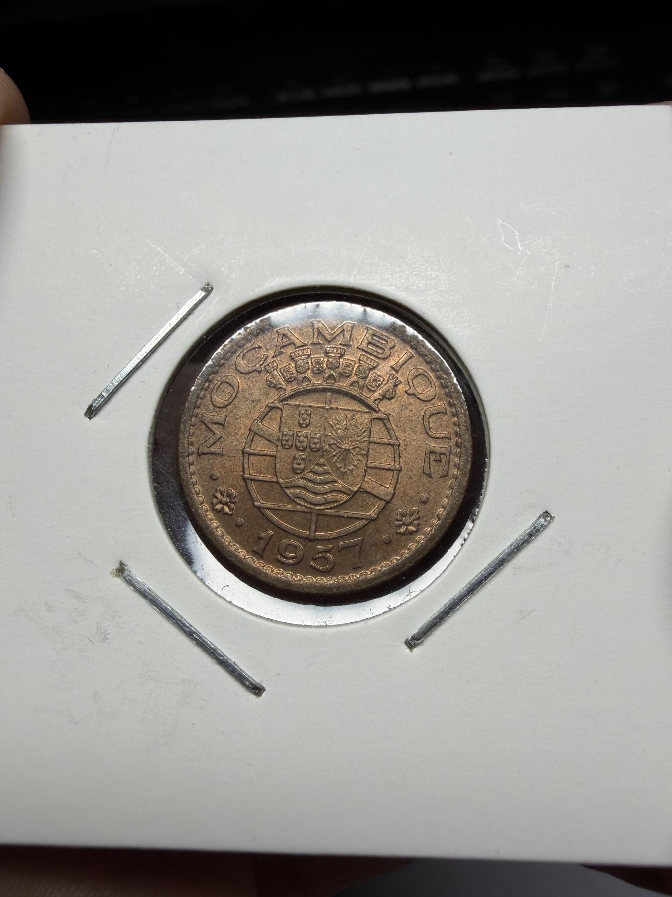 2025年集古藏今外币拍卖第十一期-第4场—（总第294拍），可以寄存60天，满160元包邮。 1957年葡属莫桑比克50分