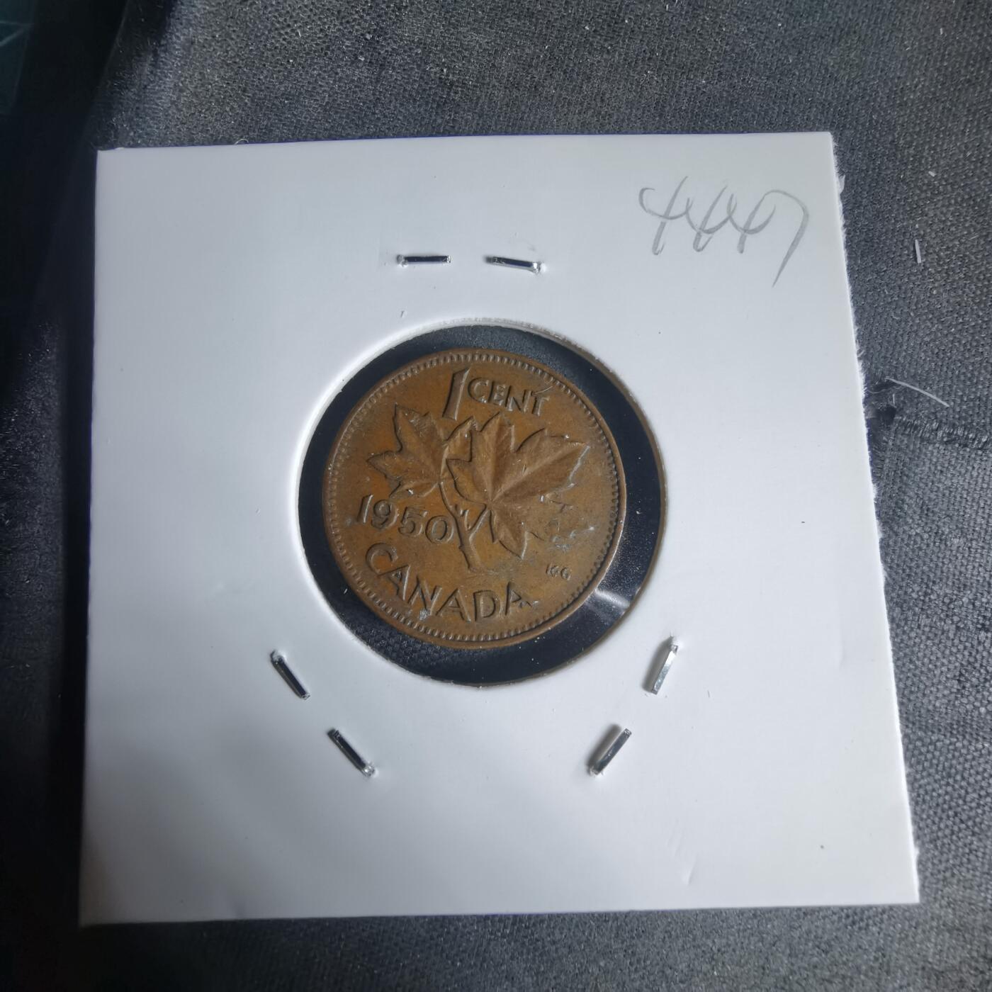 沼泽如烟--第944场 加拿大1950年一分