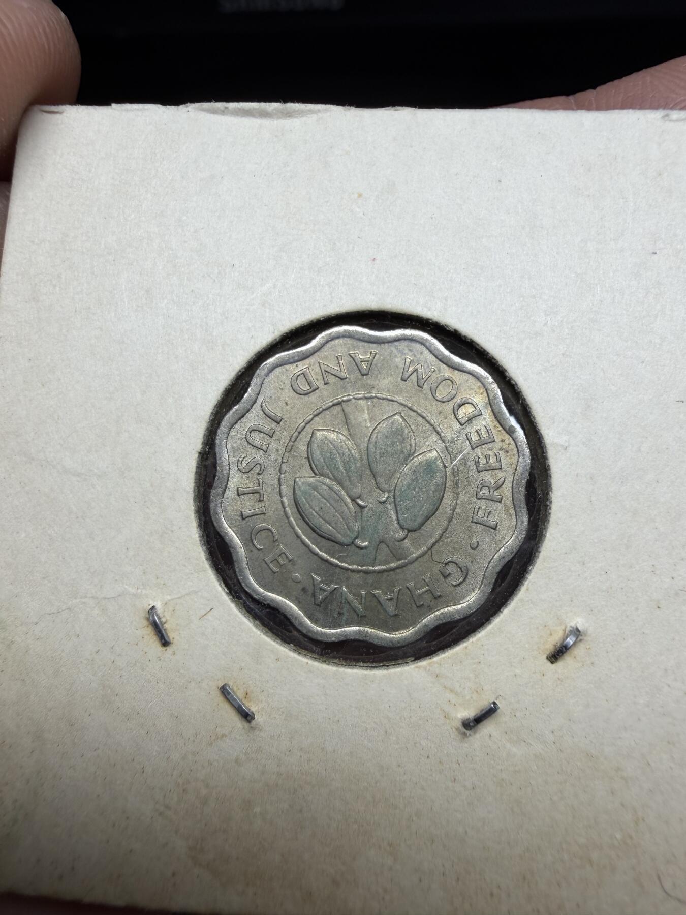 2025年集古藏今外币拍卖第十一期-第4场—（总第294拍），可以寄存60天，满160元包邮。 1967年加纳2.5比塞瓦