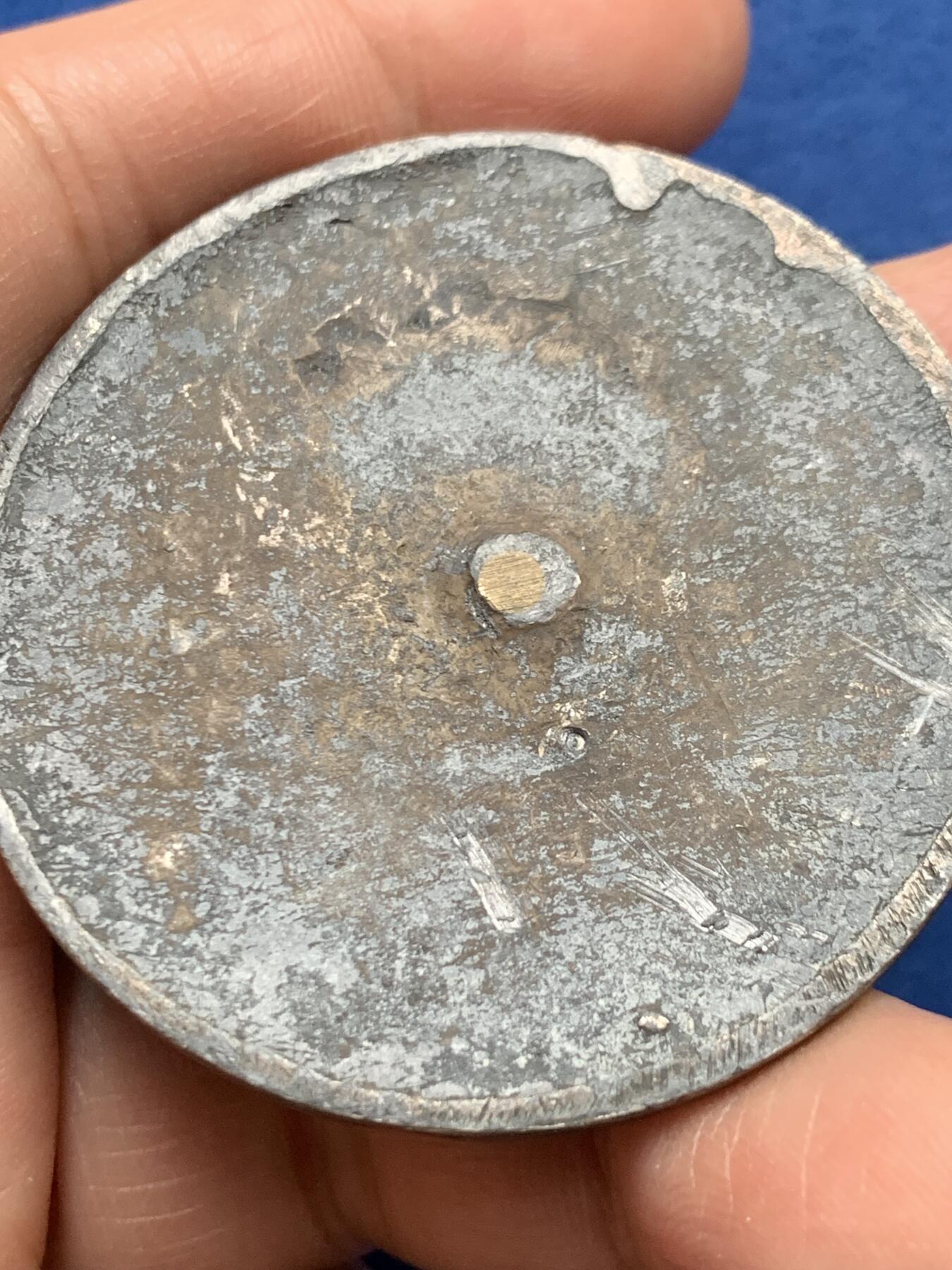 《竞宝斋》第451场 周日，周一，周二  3场连拍 （全场包邮，欢迎送拍） 法国玛丽安娜镀银单面铜章，47.75g，50mm，丰饶角边铭