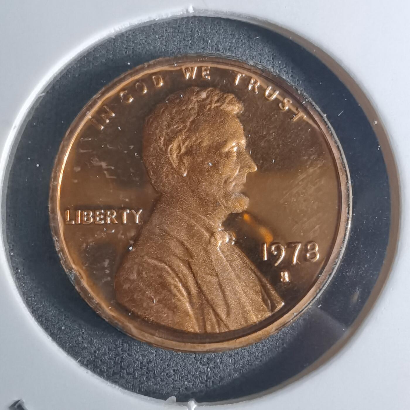 沼泽如烟--第943场 美国1978年一分精制币