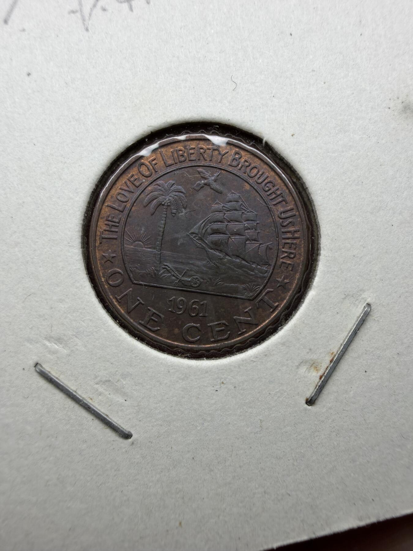 2025年集古藏今外币拍卖第十一期-第4场—（总第294拍），可以寄存60天，满160元包邮。 1961年利比亚1分