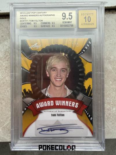 BGS认证哈利波特马尔福演员汤姆费尔顿1/1亲签 - BGS认证哈利波特马尔福演员汤姆费尔顿1/1亲签