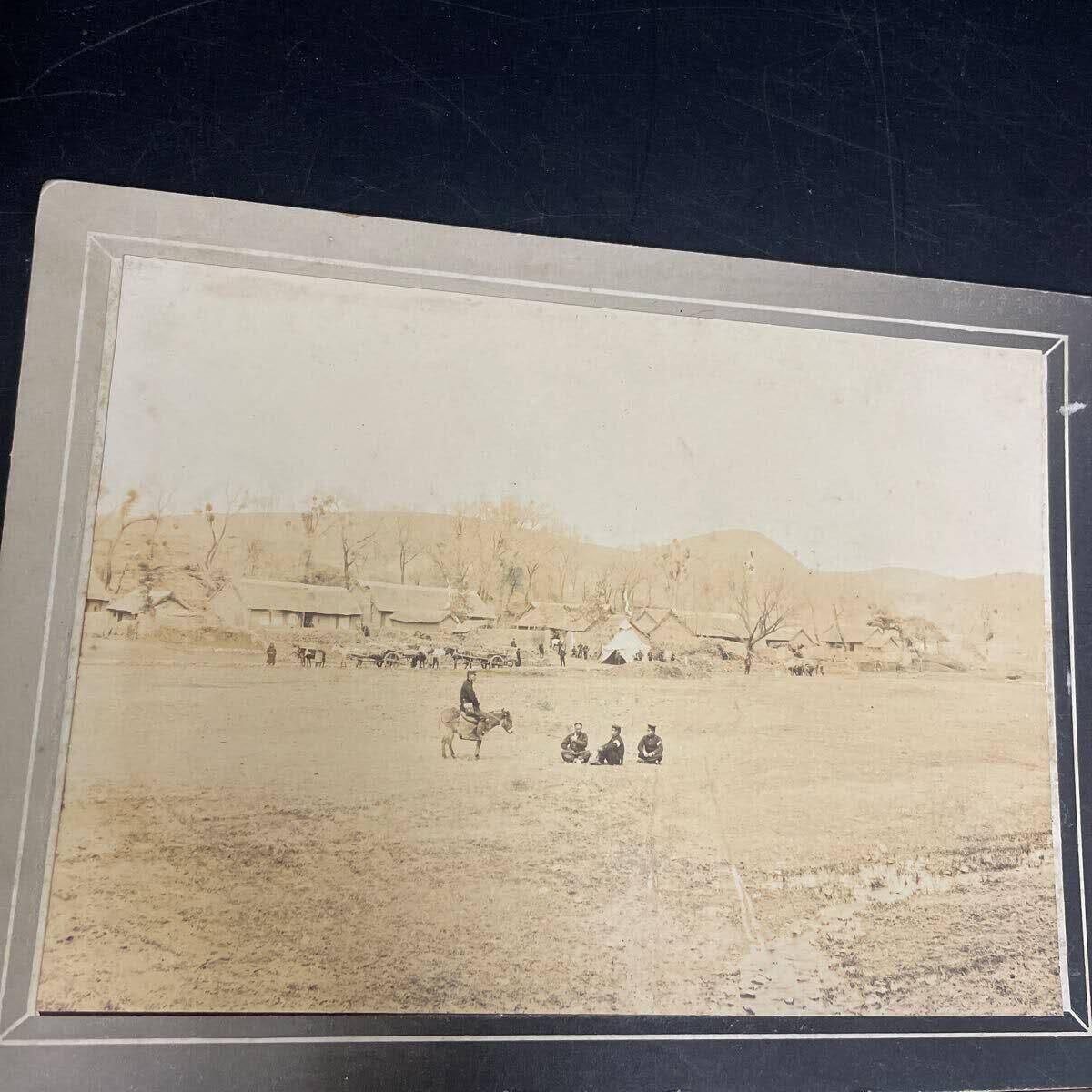 勋章奖章交易所2025年12月28拍卖 1904年日俄战争时期日军中国吉林黑林子野战医院蛋白老照片两张