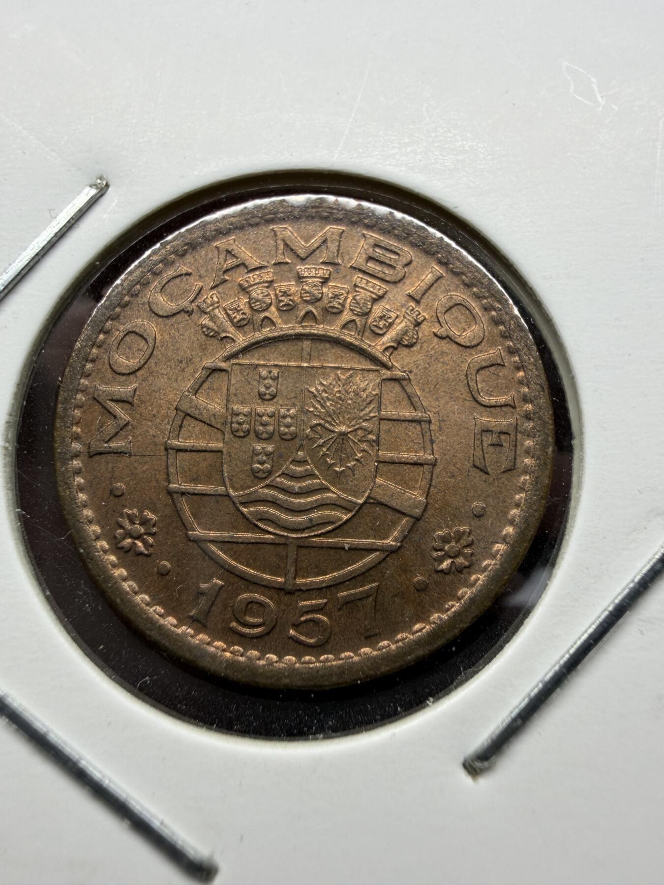 2025年集古藏今外币拍卖第十一期-第4场—（总第294拍），可以寄存60天，满160元包邮。 1957年葡属莫桑比克50分