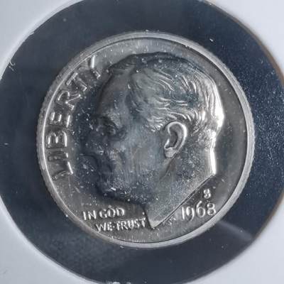 沼泽如烟--第943场 - 美国1968年十分精制币