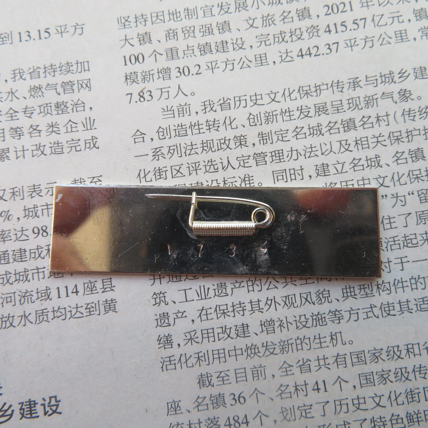 教导大队胸牌--白色