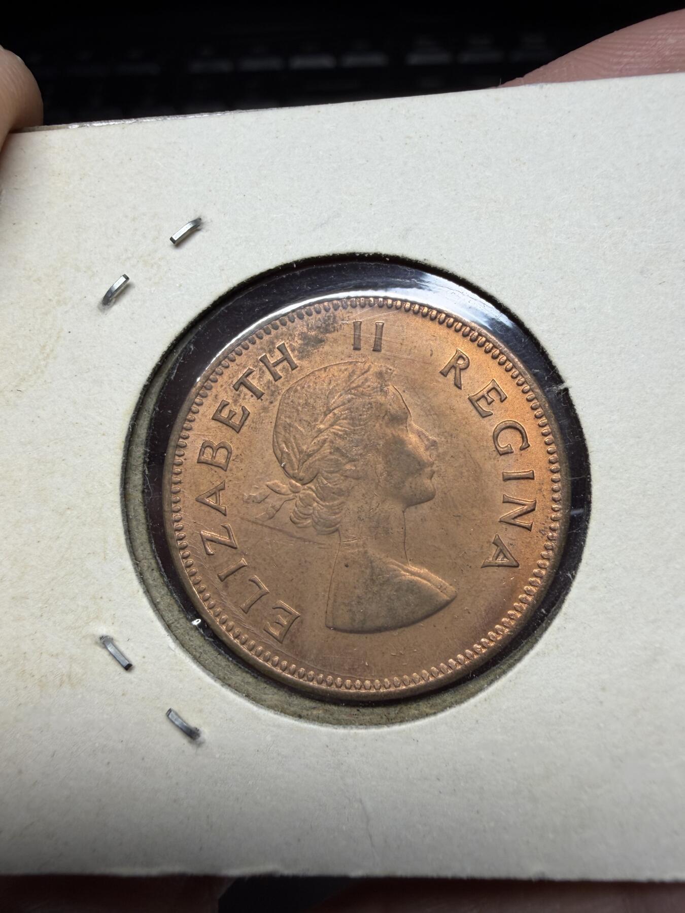 2025年集古藏今外币拍卖第十一期-第4场—（总第294拍），可以寄存60天，满160元包邮。 1960年南非1/2便士