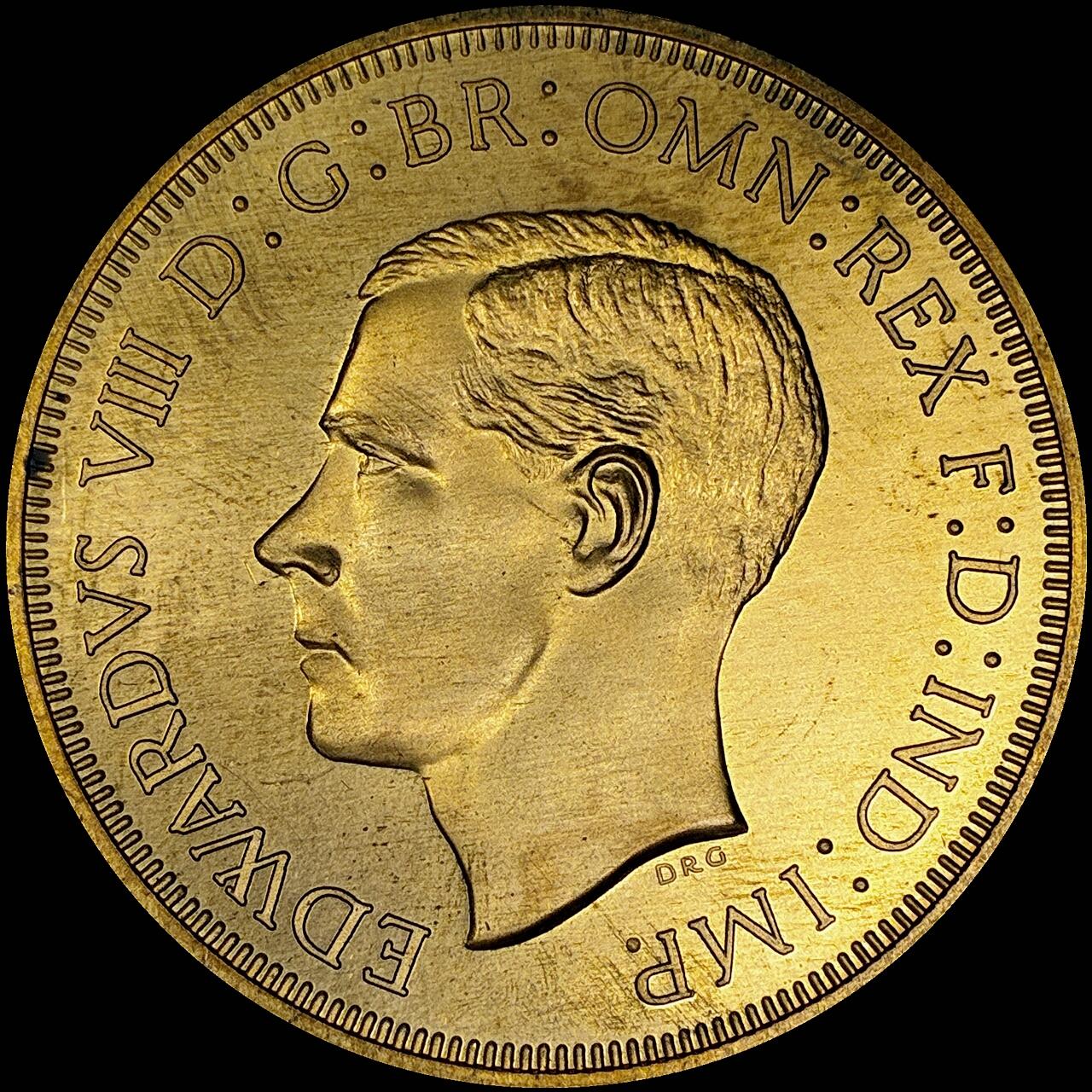 【雨安】【直播拍卖】【世界币章121期-裸币】2025-12-26 周五 19:30 保真 [裸币各国] Cyprus 塞浦路斯 45皮阿斯特 1937年 爱德华八世