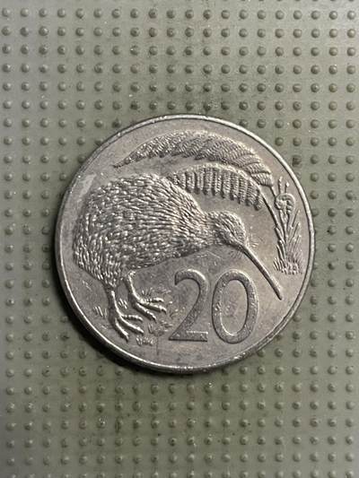 2025年第146场各国散币拍卖（总第146场） - 新西兰1986年20分