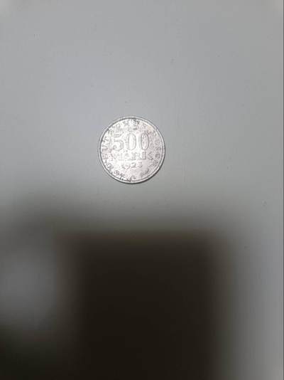 【20251226】非全新纸币和硬币第318场 - 德国1923年500马克，稀少