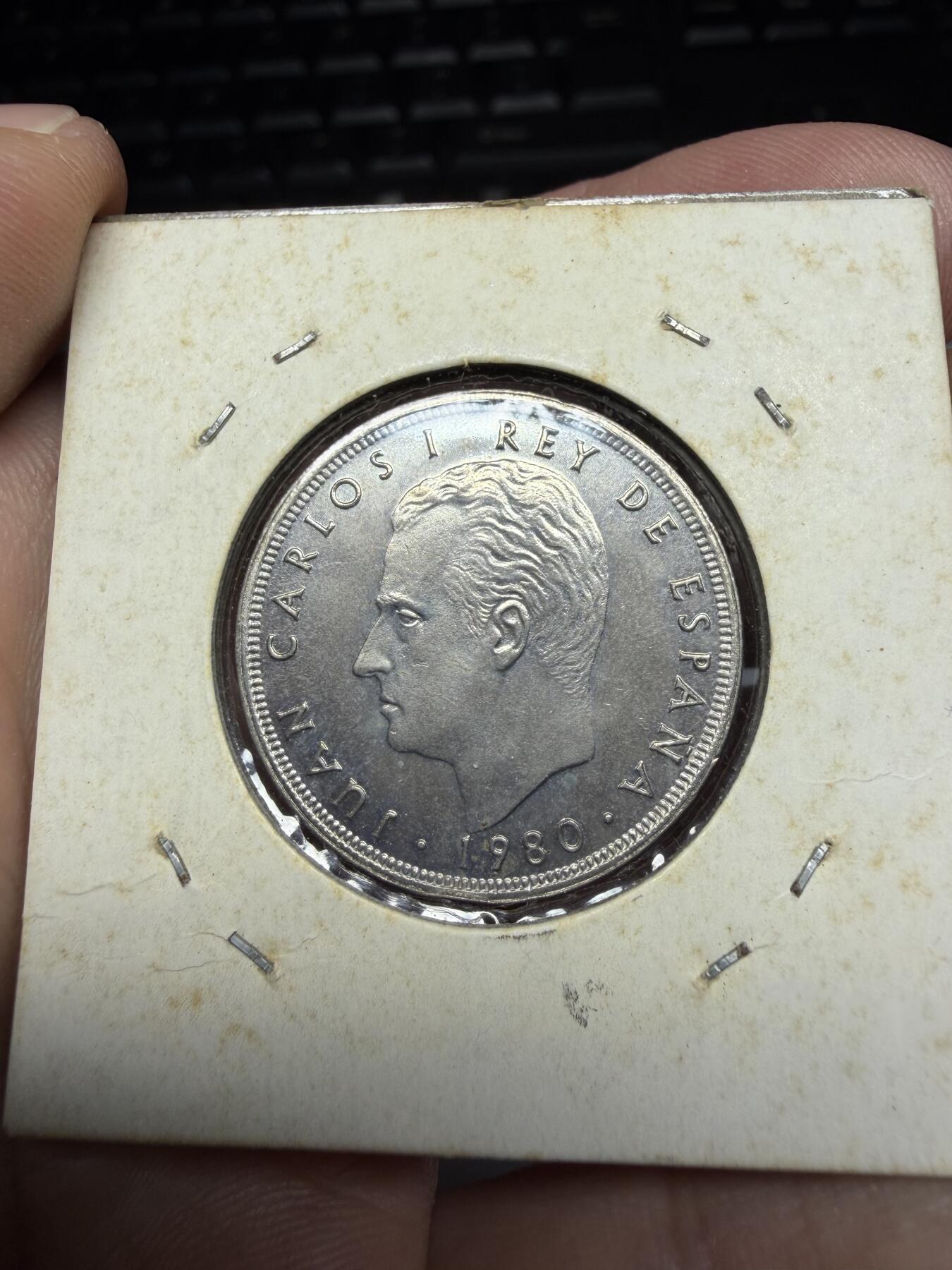 2025年集古藏今外币拍卖第十一期-第4场—（总第294拍），可以寄存60天，满160元包邮。 1980年西班牙25比塞塔