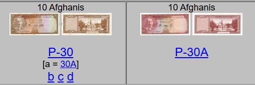 【Blue Auction】世界纸币精拍第767期——18级TOP拍卖/信誉/品质/专业/高效💫 【一组2张 含非常少见p30A】阿富汗 1948-57年10阿富汗尼 UNC/UNC-