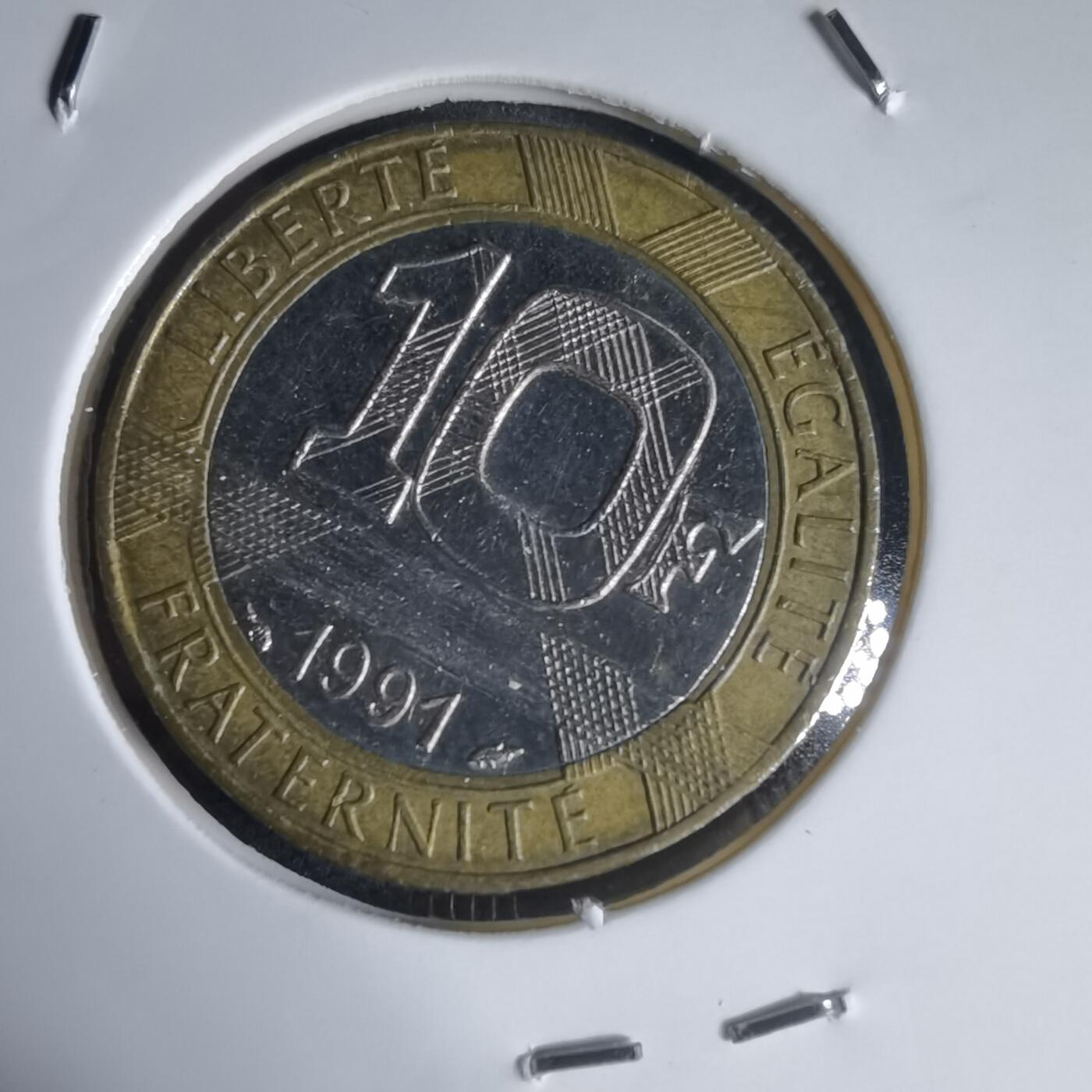 沼泽如烟--第944场 法国1991年10法郎