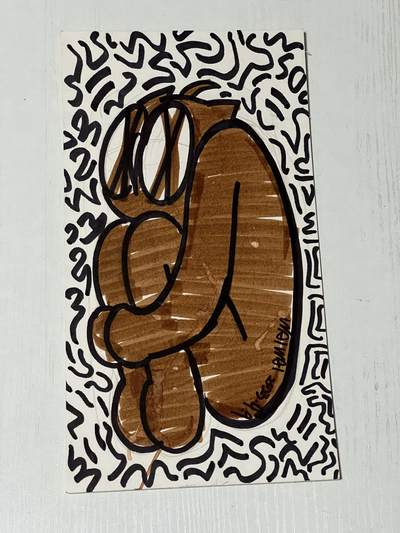 零元拍：代客拍歪歪亲笔签名亲绘原画色卡，尺寸：12.9X24.3CM，不是复制画哦 - 零元拍：代客拍歪歪亲笔签名亲绘原画色卡，尺寸：12.9X24.3CM，不是复制画哦