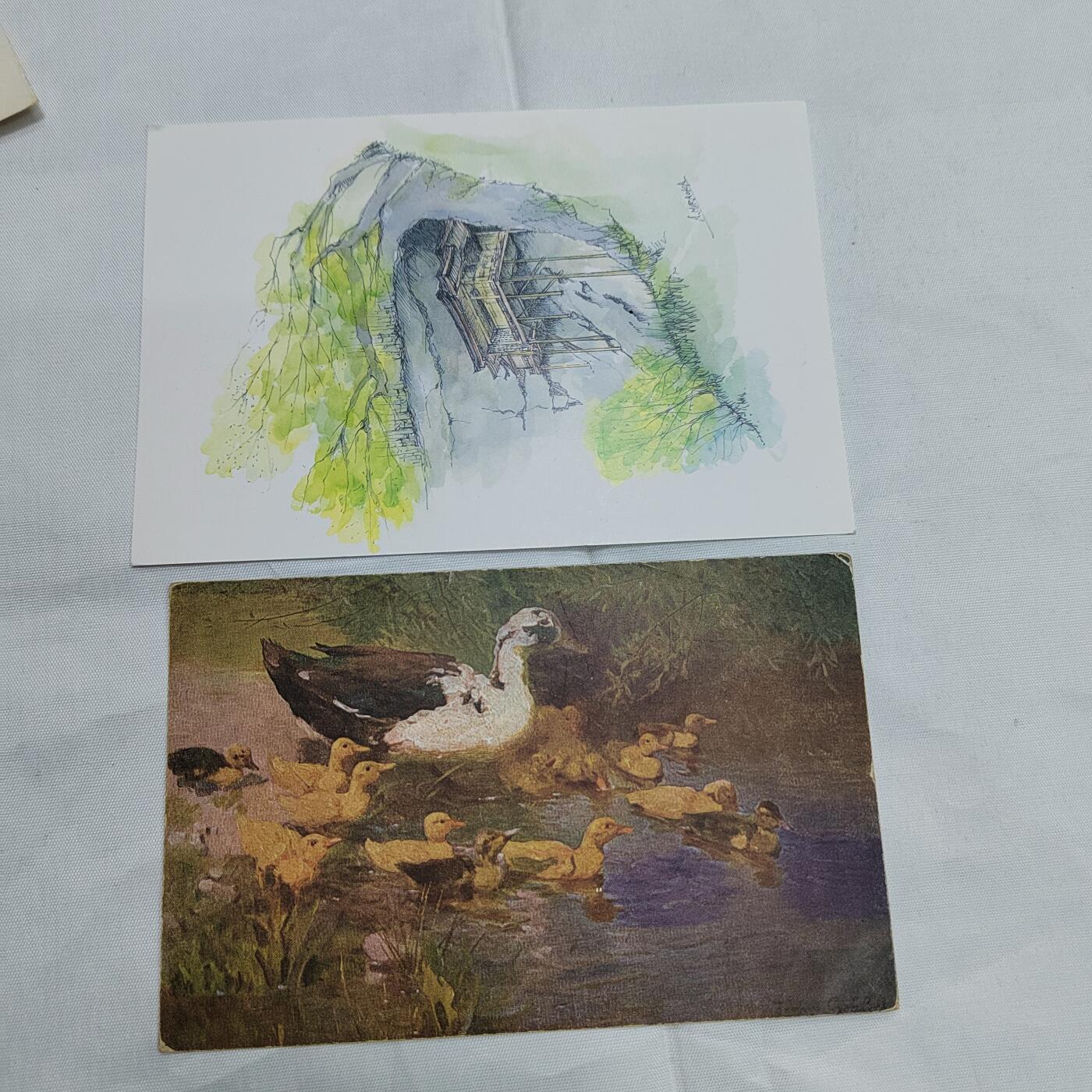 PCAI钱币  23-674  明信片小专场 日本早期的明信片二张