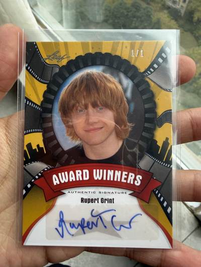 PSA认证哈利波特主演罗恩韦斯莱扮演者鲁伯特格林1/1亲签 - PSA认证哈利波特主演罗恩韦斯莱扮演者鲁伯特格林1/1亲签