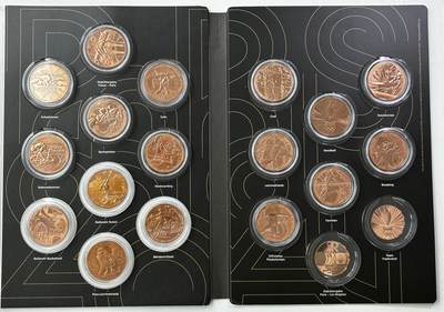 【雨安】【直播拍卖】【世界币章121期-裸币】2025-12-26 周五 19:30 保真 - [现代装帧] France 法国 装帧 2024年 1/4欧元 奥运会