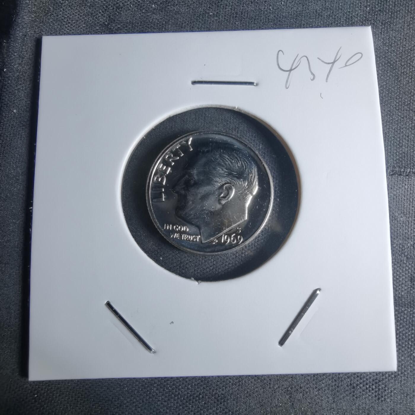 沼泽如烟--第943场 美国1969年十分精制币