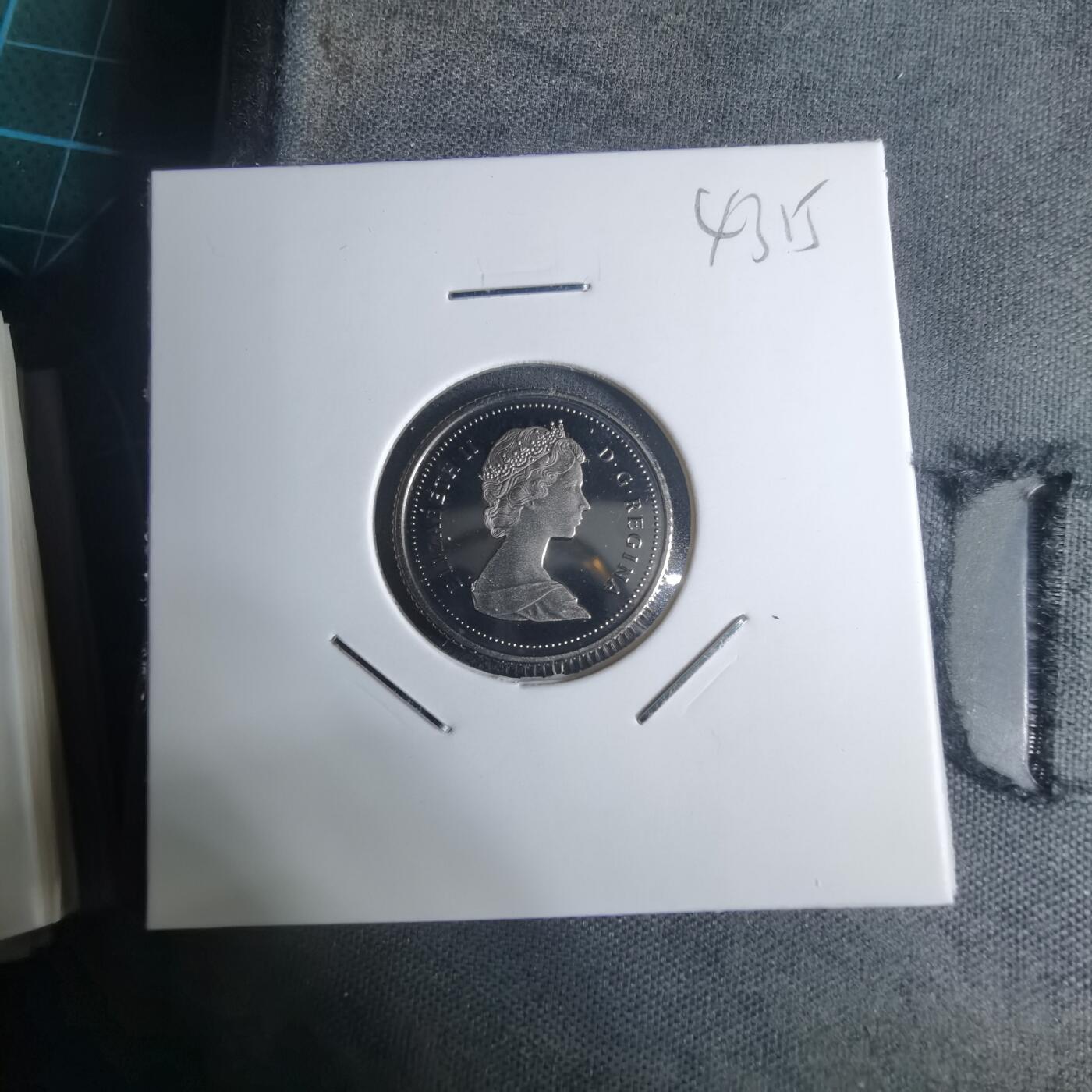 沼泽如烟--第943场 加拿大1985年十分分精制币