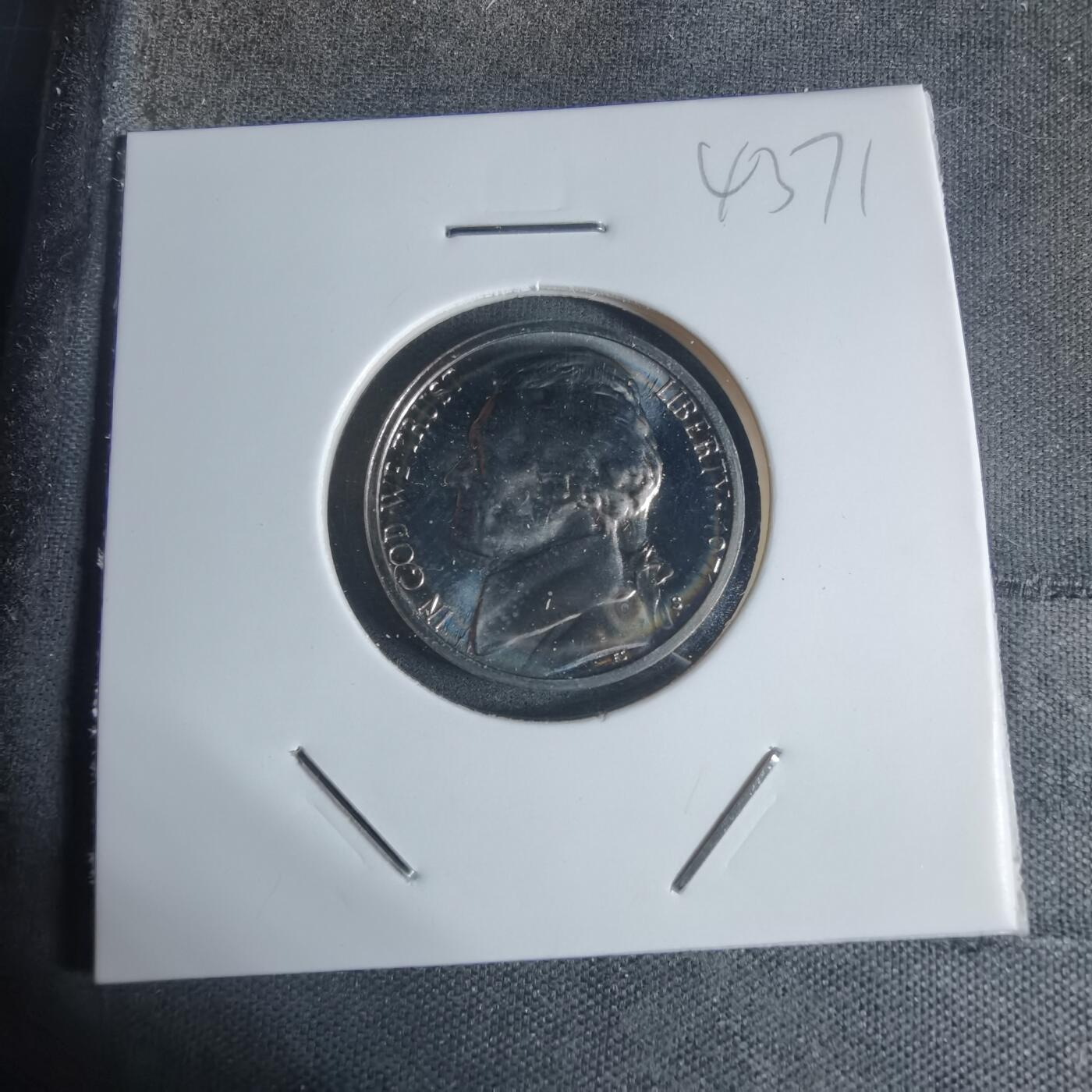 沼泽如烟--第943场 美国1971年五分精制币