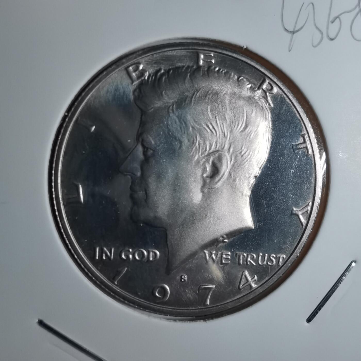 沼泽如烟--第943场 美国1974年半美元精制币