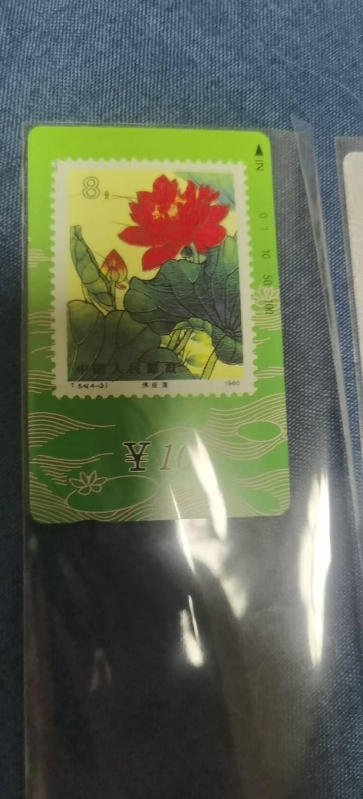 甘肃省荷花邮票田村卡