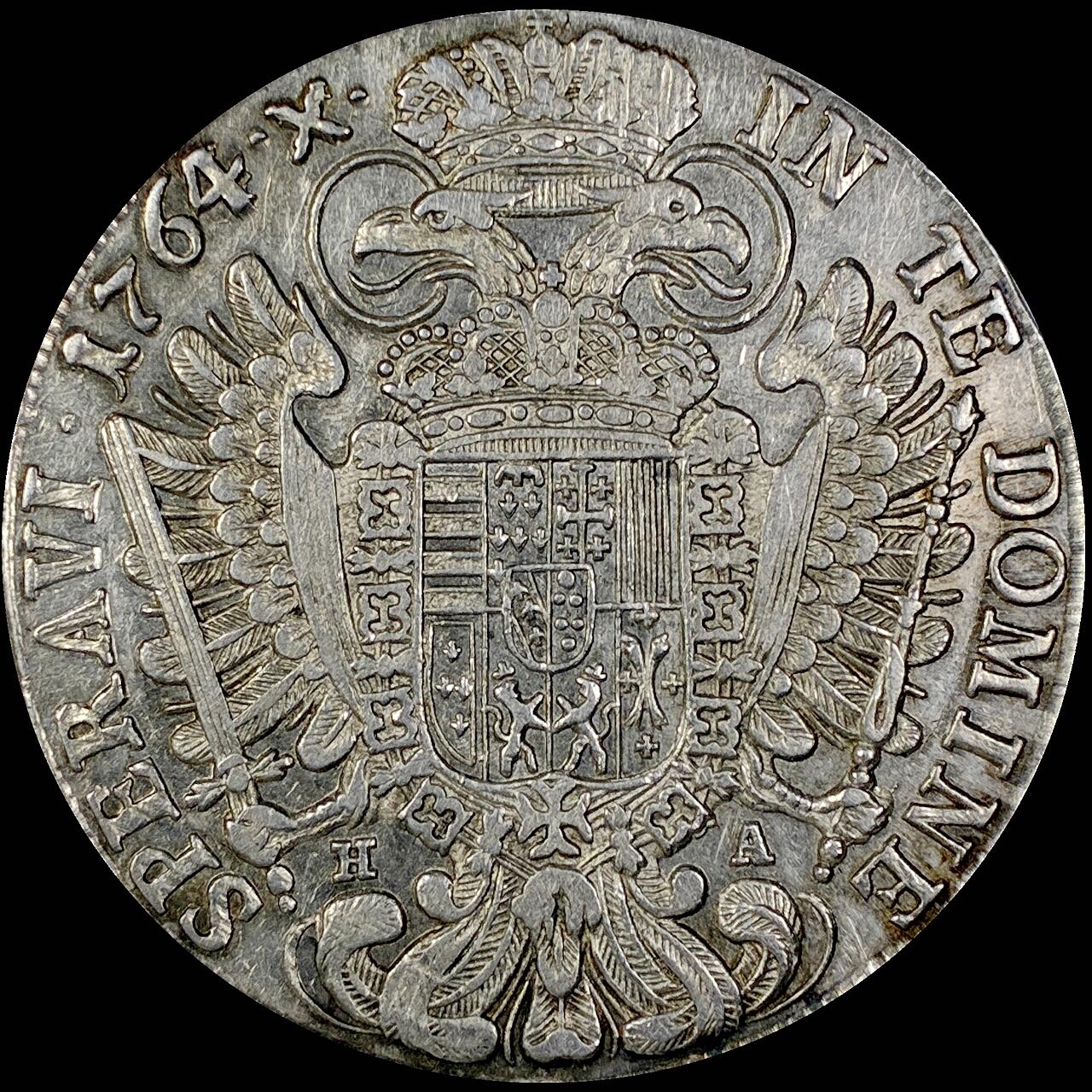 【雨安】【直播拍卖】【世界币章121期-裸币】2025-12-26 周五 19:30 保真 [裸币各国] Austria 奥地利 1泰勒 KM#2038 (1751-1765) 弗朗茨一世 1764年